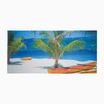 30" x 60" 13lb/dz. Cotton/Poly Velour Beach Towel